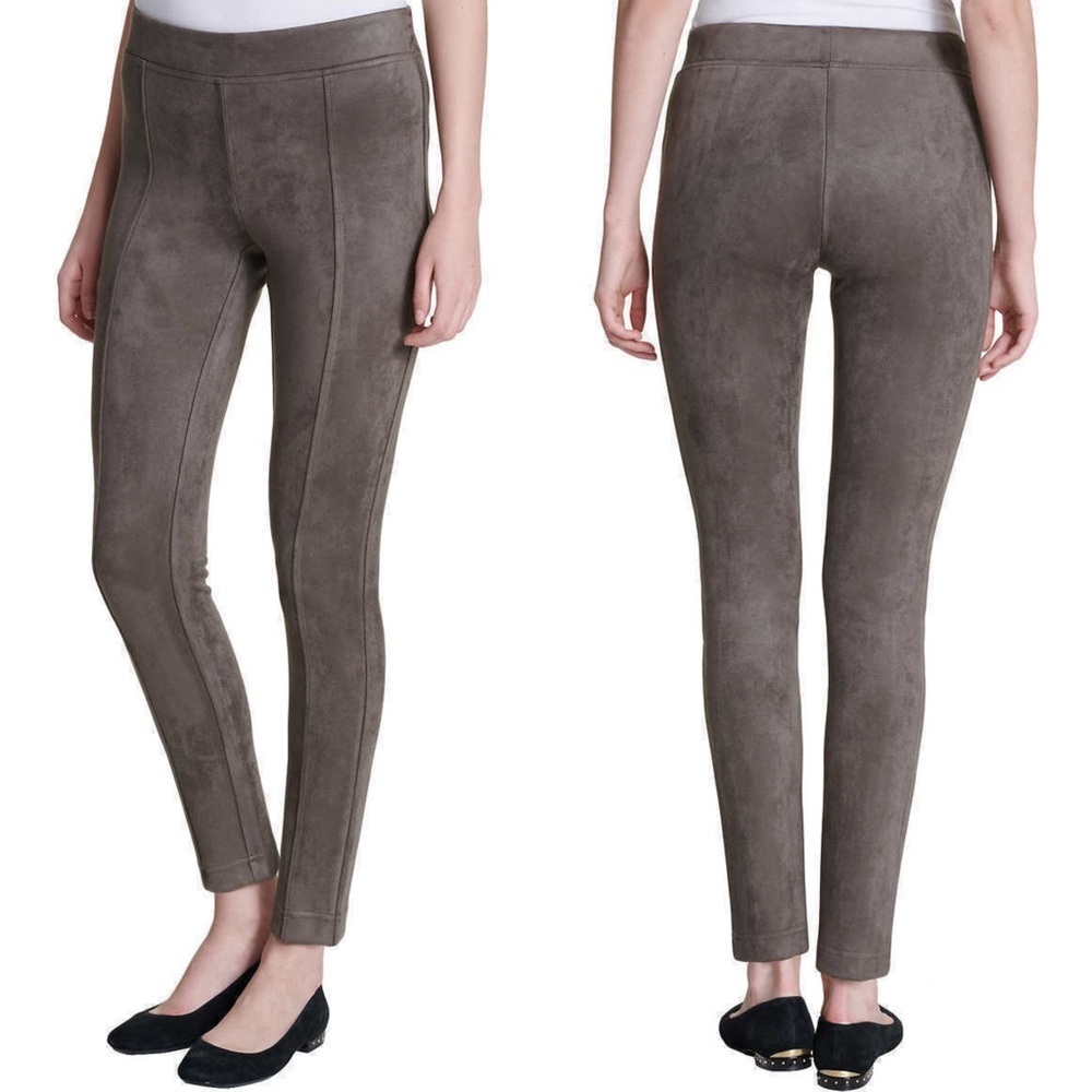 Andrew Marc NWOT Brown High Rise Pull On Trouser Pants Women’s Size Large